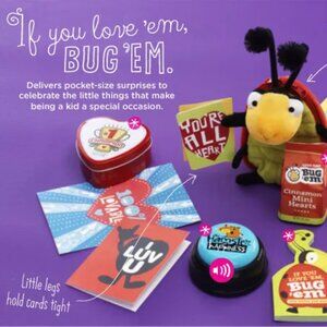 NEW HALLMARK COLLECTIBLE LOVE'EM BUG 'EM LADYBUG GIFTING BAG POUCH PLUSH NWT